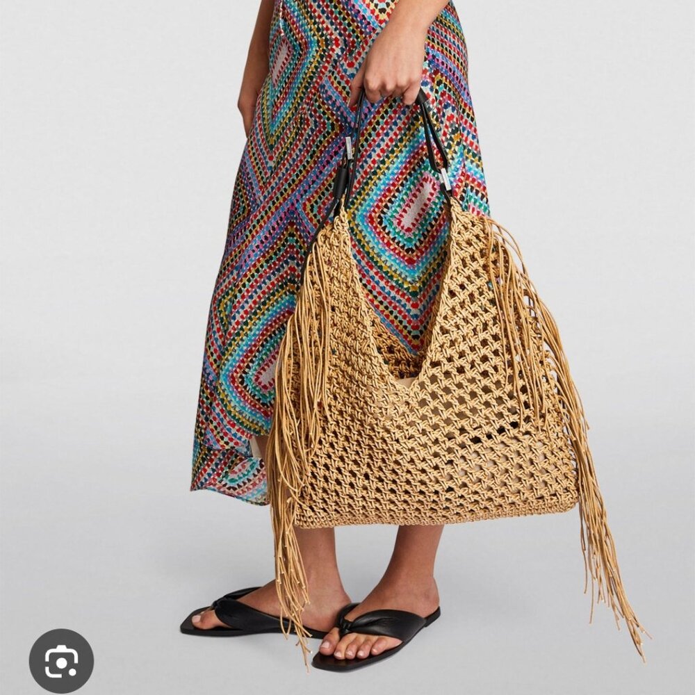 All Saints Large Crochet Bag "LIKE NEW" - Picture 15 of 16